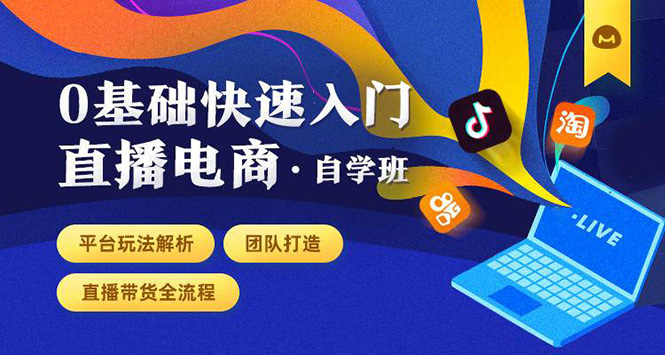 0基础快速入门直播电商课程：直播平台玩法解析-团队打造-带货全流程等环节-晟哥学社资源库