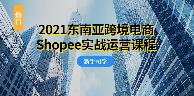 2021东南亚跨境电商Shopee实战运营课程，0基础、0经验、0投资的副业项目-晟哥学社资源库