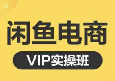 鱼客·闲鱼电商零基础入门到进阶VIP实战课程，帮助你掌握闲鱼电商所需的各项技能-晟哥学社资源库