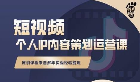 抖音短视频个人ip内容策划实操课，真正做到普通人也能实行落地-晟哥学社资源库