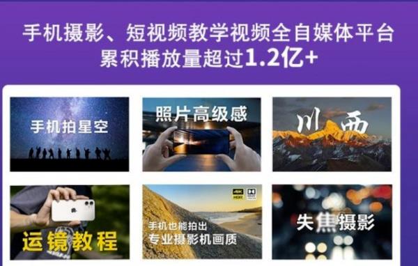 2022玩转手机影像全系课，零基础的小白也能进阶成为手机摄影专业人士-晟哥学社资源库
