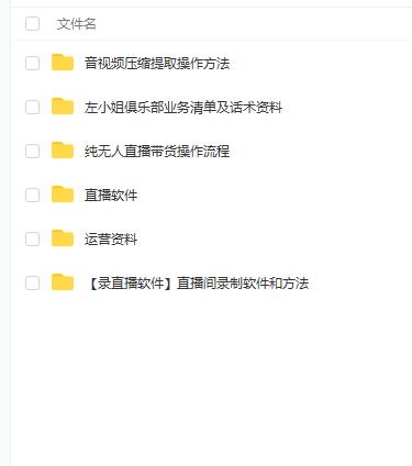 左小姐-直播带货俱乐部十三行、无人直播，全套教程附：工具、文档、话术资料-晟哥学社资源库