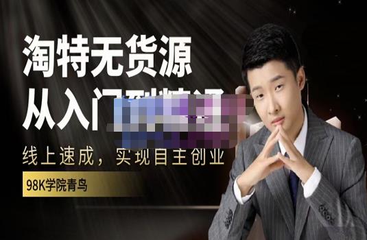 98k学院的淘特无货源线上速成课，从入门到精通，让你最小投入，最高回报-晟哥学社资源库