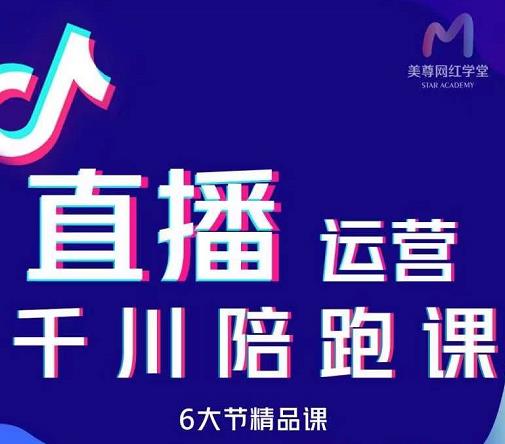 美尊-抖音直播运营千川系统课：直播​运营规划、起号、主播培养、千川投放等-晟哥学社资源库