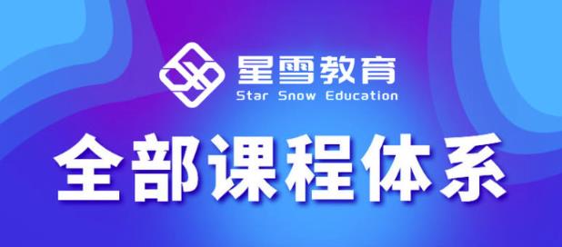 星雪教育淘系高级班，更全的运营提升方案，零基础由浅入深，店铺最新玩法-晟哥学社资源库