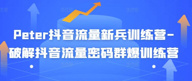 Peter抖音流量新兵训练营-破解抖音流量密码群爆训练营（新兵）-晟哥学社资源库