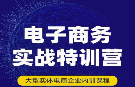 民赛电气内部出品：电子商务实战特训营，全方位带你入门电商，308种方式玩转电商-晟哥学社资源库