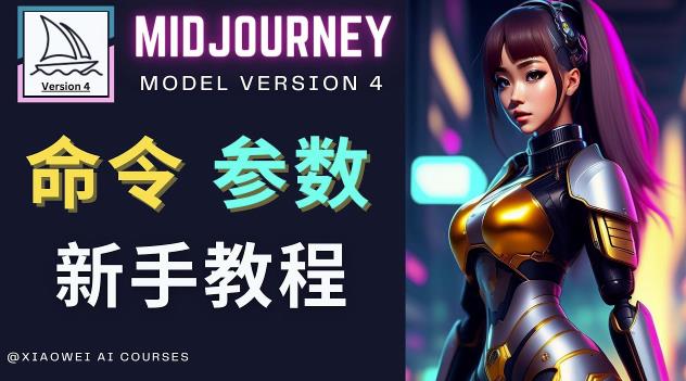 Midjourney新手入门教程，轻松创作顶级图像，命令参数-新手教程-晟哥学社资源库