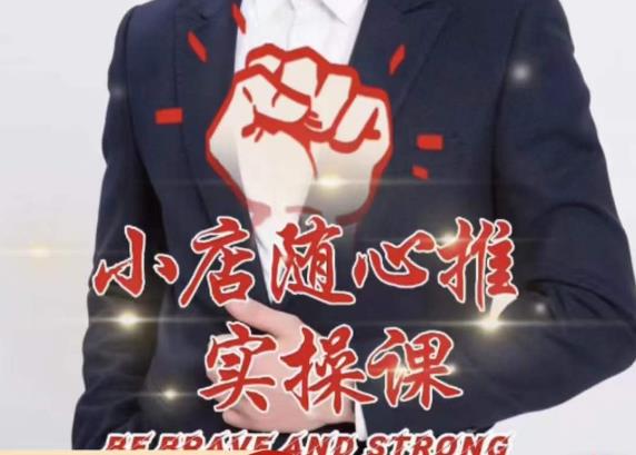 随心推线上课，小店随心推的投放逻辑，投放技巧，快速打标签-晟哥学社资源库