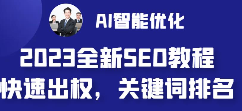 2023最新网站AI智能优化SEO教程，简单快速出权重，AI自动写文章+AI绘画配图-晟哥学社资源库