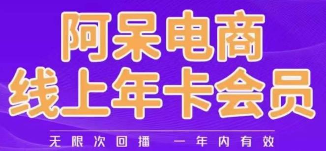 阿呆电商线上年会员，阿呆电商干货分享（更新中）-晟哥学社资源库