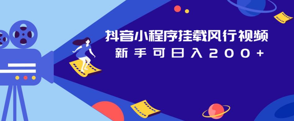 抖音小程序挂载风行视频，新手可日入200+-晟哥学社资源库
