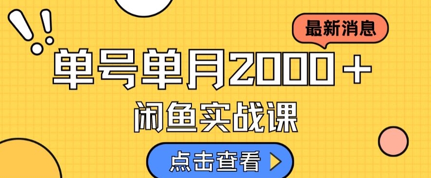 最新闲鱼日入500＋，虚拟资料变现喂饭级讲解-晟哥学社资源库