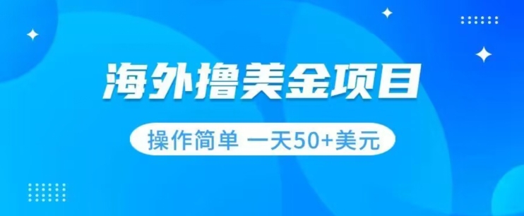 撸美金项目无门槛操作简单小白一天50+美刀-晟哥学社资源库
