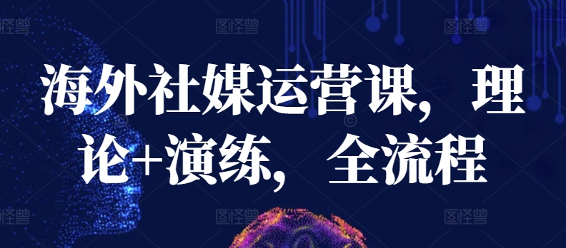 海外社媒运营课，理论+演练，全流程-晟哥学社资源库