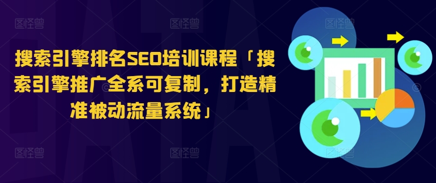 搜索引擎排名SEO培训课程「搜索引擎推广全系可复制，打造精准被动流量系统」-晟哥学社资源库