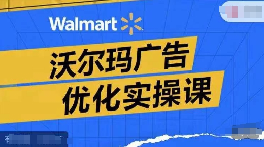 沃尔玛广告优化实操课，广告报告实操讲解，广告如何提高转化和ROAS等-晟哥学社资源库