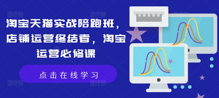 淘宝天猫实战陪跑班，店铺运营终结者，淘宝运营必修课-晟哥学社资源库
