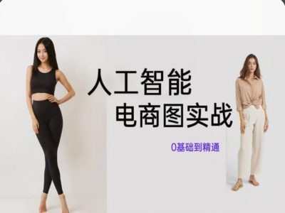 人工智能SD电商图实战，ai绘图0基础到精通-晟哥学社资源库