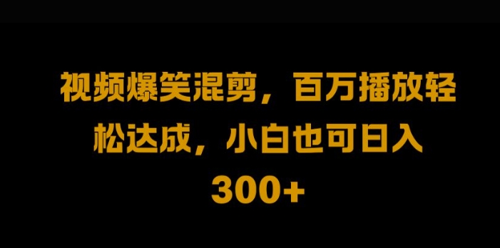 视频号零门槛，爆火视频搬运后二次剪辑，轻松达成日入1k【揭秘】-晟哥学社资源库