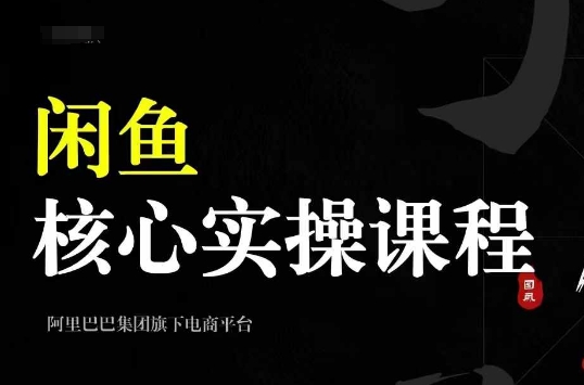2024闲鱼核心实操课程，从养号、选品、发布、销售，教你做一个出单的闲鱼号-晟哥学社资源库