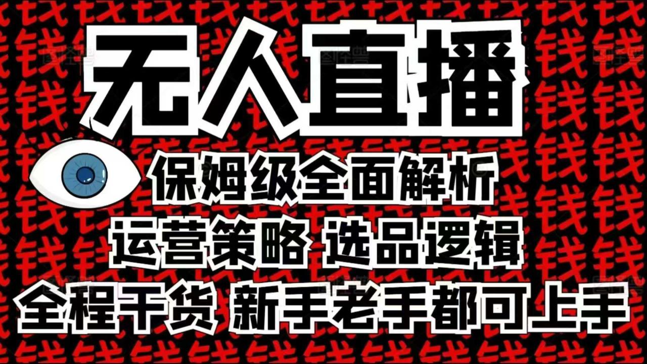 2025无人直播这么做就对了，保姆级全面解析，全程干货，新手老手都可上手-晟哥学社资源库