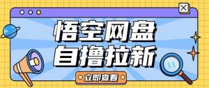 全网首发悟空网盘云真机自撸拉新项目玩法单机可挣10.20不等-晟哥学社资源库