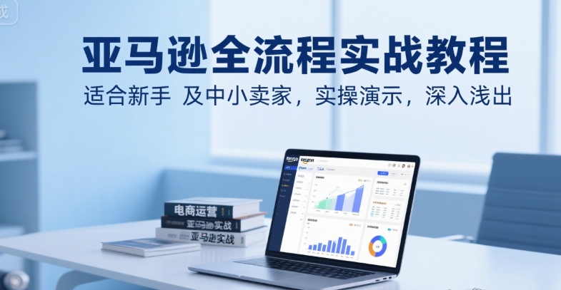 亚马逊全流程实战教程，适合新手及中小卖家，实操演示，深入浅出-晟哥学社资源库