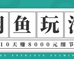 龟课·闲鱼项目玩法实战班第12期,操作10天左右利润有8000元细节玩法-晟哥学社资源库