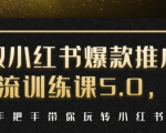 小红书爆款推广引流训练课5.0，手把手带你玩转小红书（17节实操视频+话术）-晟哥学社资源库
