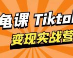 龟课·TikTok变现实战训练营线上第1期，多种变现模式，轻松赚美刀-晟哥学社资源库