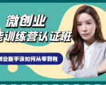 微创业全能训练营认证班课程,从理论知识与实际案例手把手指导创业新手如何从零到有-晟哥学社资源库
