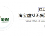 龟课·淘宝虚拟无货源电商5期，全程直播 现场实操，一步步教你轻松实现躺赚-晟哥学社资源库