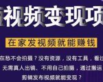 在家也能操作的短视频赚钱项目，无需真人，不用拍摄，纯搬运月入2到5万-晟哥学社资源库