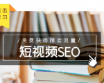 未来新趋势，布局短视频SEO，如何利用抖音SEO免费获得精准流量（3节课）-晟哥学社资源库