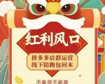 左右电商拼多多无货源店群玩法：从0~1，36节实战保姆教程，​极速起店必出单-晟哥学社资源库