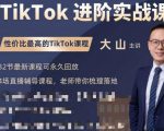 大山老师TikTok进阶实战课：账号详解，流量运营，实战变现，助力你成功出海-晟哥学社资源库