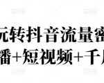 2022玩转抖音流量密码,(直播+短视频+千川)-晟哥学社资源库
