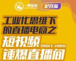 尼克派·工业化思维下的直播电商之短视频锤爆直播间,听话照做执行爆单-晟哥学社资源库