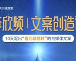 李欣频|文案创造课,0基础可报10天写出“看到就想转”的自媒体文案-晟哥学社资源库