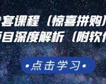 京东撸货全套课程（惊喜拼购），京东撸货项目深度解析（附软件）-晟哥学社资源库