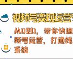 视频号变现运营，视频号+社群+直播，铁三角打通视频号变现系统-晟哥学社资源库