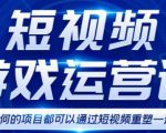 短视频游戏赚钱特训营，0门槛小白也可以操作，日入1000+-晟哥学社资源库