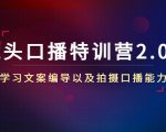 镜头口播特训营2.0版，学习文案编导以及拍摄口播能力（50节课时）-晟哥学社资源库