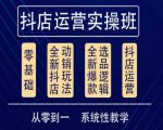 他创传媒·抖音小店系统运营实操课,从零到一系统性教学,抖店日出千单保姆级讲解-晟哥学社资源库