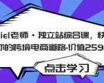 Daniel老师·独立站综合课,快速开启你的跨境电商道路-价值2599元-晟哥学社资源库
