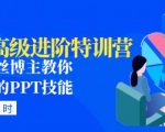 PPT高级进阶特训营:百万粉丝博主教你进阶你的PPT技能(98节课程+PPT素材包)-晟哥学社资源库