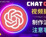 正确使用Chat GPT制作有价值的中文视频脚本,并在YouTube获利-晟哥学社资源库