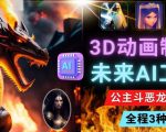 利用未来Ai工具LeiaPix,静态图转换3D动画,Lexica和Chat GPT制作精彩视频-晟哥学社资源库