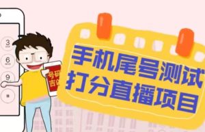 最新抖音爆火的手机尾号测试打分无人直播项目，轻松日赚几百+【打分脚本+详细教程】-晟哥学社资源库